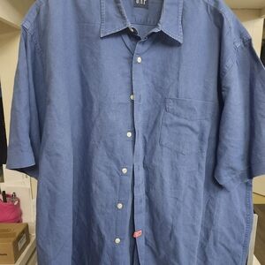 GAP Blue Casual Button Down Shirt